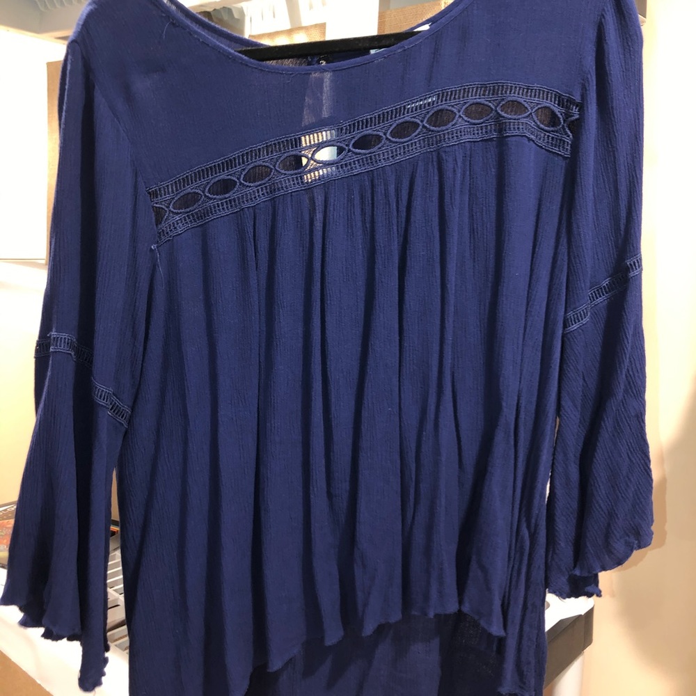 Cute flowy summer too blue